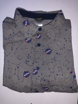 Mens Nasa Dress Shirt