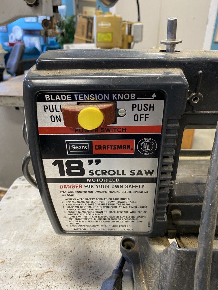 SEARS CRAFTSMAN 18″ Scroll Saw Table for Sale in Seatac, WA OfferUp