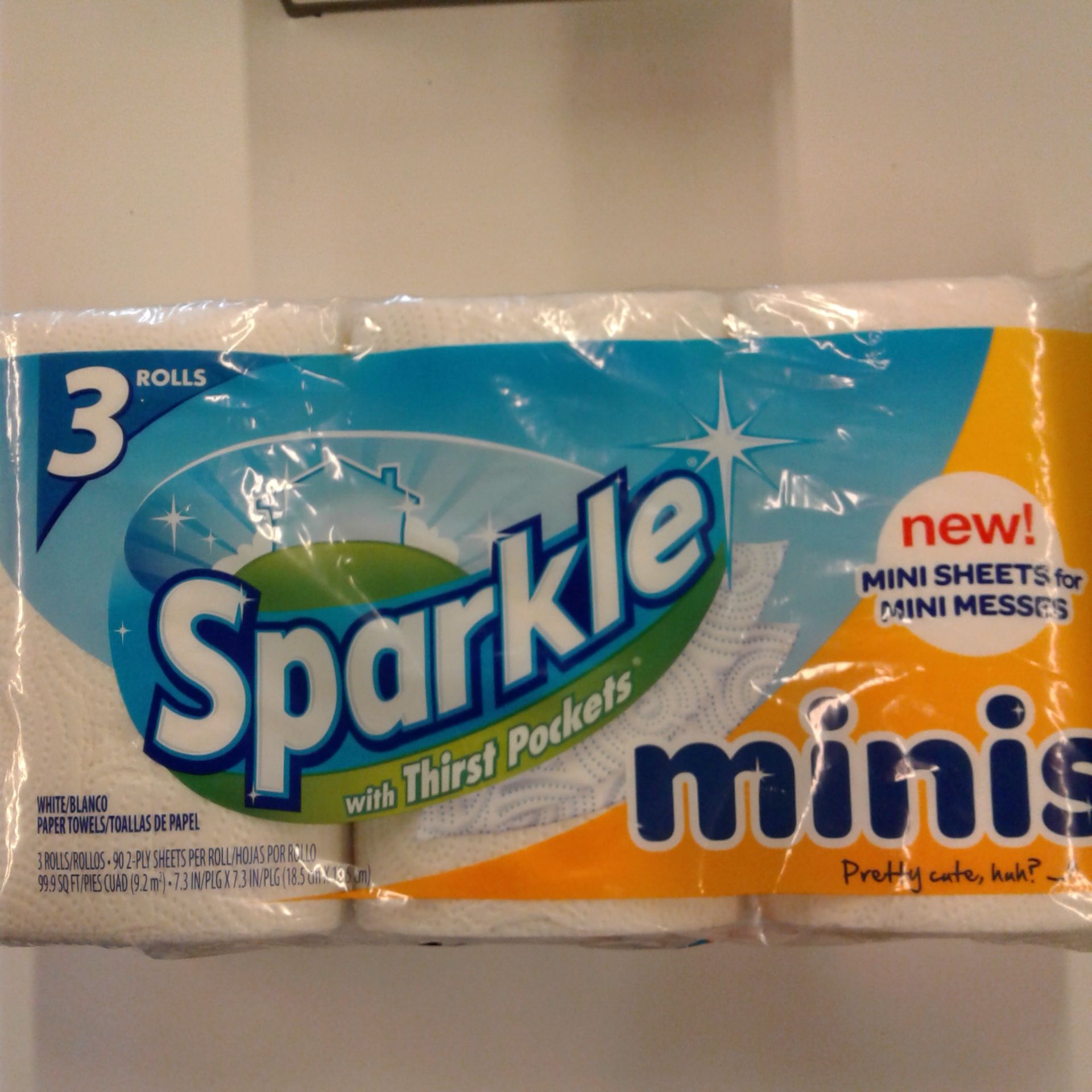 36 SPARKLE MINIS PAPER TOWELS