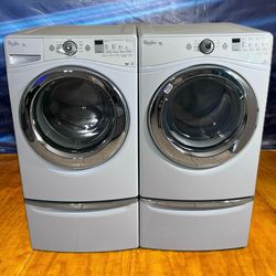 .Whirlpool Washer And Electric Dryer Free deliver and install 6 Month Warranty