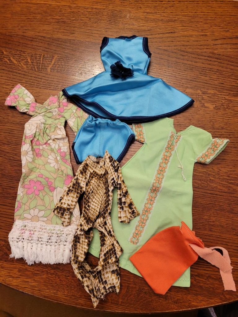 Vintage Hand-Made Barbie Clothes Lot
