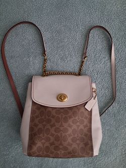 Coach Parker Convertible Backpack 16 In Signature Canvas