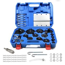 12 pcs Brake Master Cylinder Bleeder Kit Professional Brake Bleeder Adapter C...