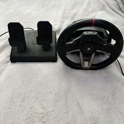 ps4 steering wheel and pedal 