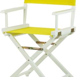 Yellow Canvas Director's Chair