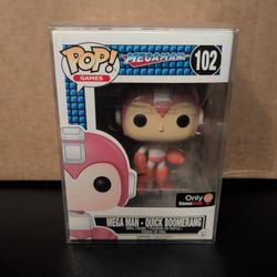 Funko POP - Mega Man Quick Boomerang - Vinyl Figure - 102 - Gamestop Exclusive