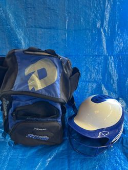 baseball softball helmet and bag combo