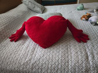 Heart Shapped Pillow With Arms