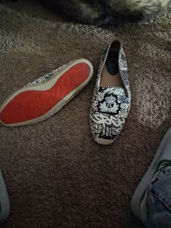Christian Louboutin Graffiti Espadrille Flats