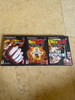 Dragon Ball Z Budokai PS2 Collection – 3 Games – Tenkaichi 1 & 2