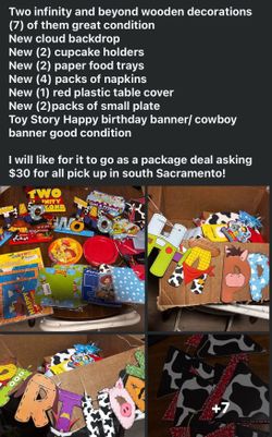 Toy Story party decorations