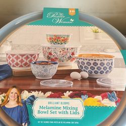 Pioneer Woman 10 Piece Mixing Bowl Set With Lids
