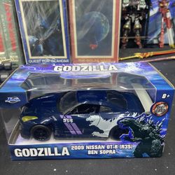Jada Toys Godzilla 2009 Nissan GTR35 Ben Sopra 1:32