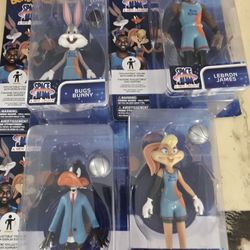 BENDYFIGS Spacejam LEBRON, Bugs, Lola, Daffy 