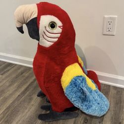 Toddler Colorful Plush Parrot Toy - New - Still Has Tag - $27 Selling For $10