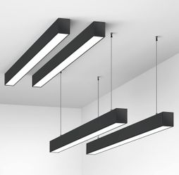 LED Linear Light, 0-10V Dimmable Hanging Light Fixtures