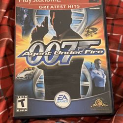 007 Agent Under Fire PS2 Playstation Greatest Hits