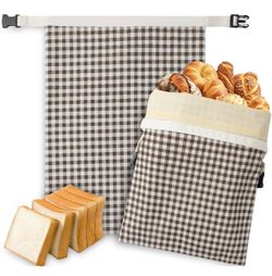 Reusable Beeswax Bread Bags 2 pack