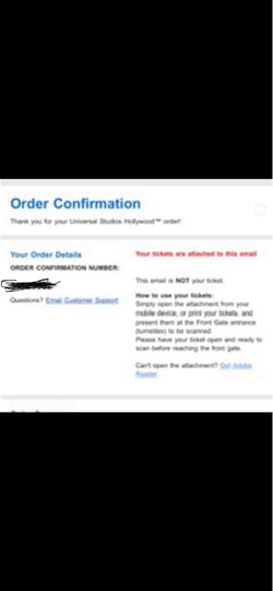 Universal studios Hollywood tickets