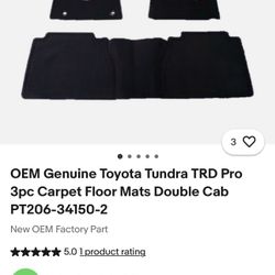 Brand New Floor Mats