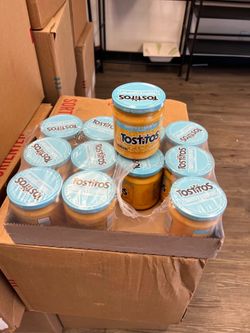Case of Tostitos cheese sauce