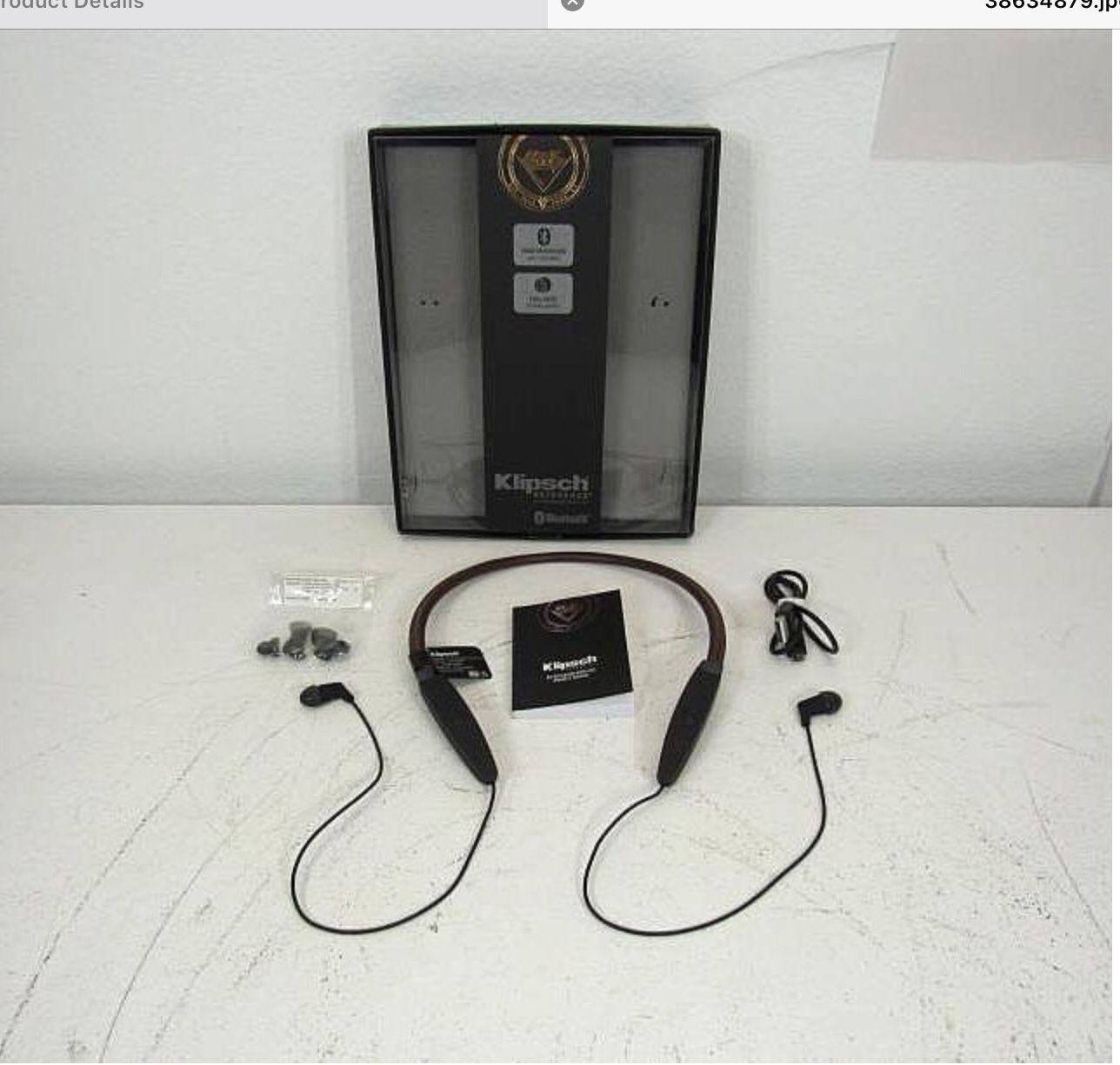 Klipsch R5 Neckband Brown Bluetooth In-ear Headphones