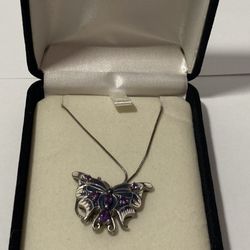 Sterling Silver Necklace Beautiful Butterfly Kay Jewelers