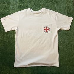 Chrome Hearts T Shirt White/Red Short Sleeve