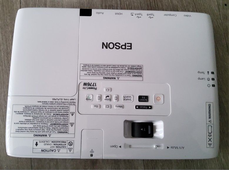 Epson PowerLite 1776W WXGA 3LCD Projector