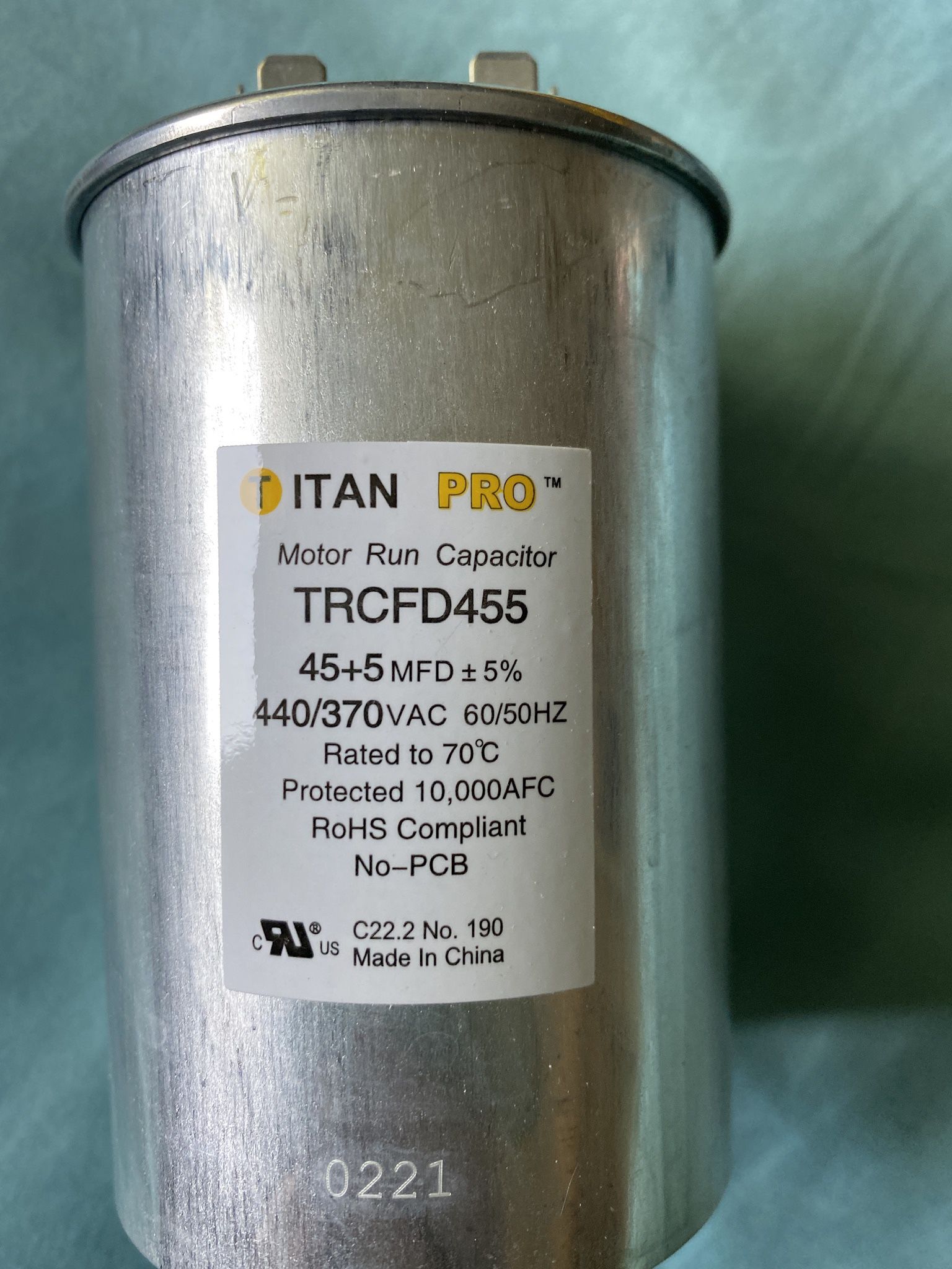 New Capacitor 45+5 440/370