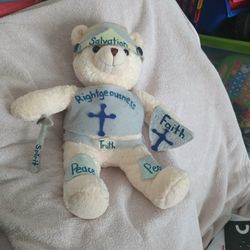 Teddy Bear With Fruit of the Spirit Gear