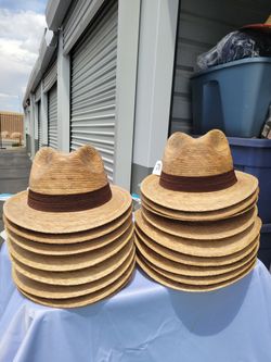  Only $9.99 each-17 left-Men &Women's Summer Hat, Fedora, Straw hat, Elastic  inside for Sizing, Looks great on!