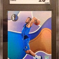 Jalen Brunson Rookie Card PURPLE 2018-19 Panini Status SGC 10
