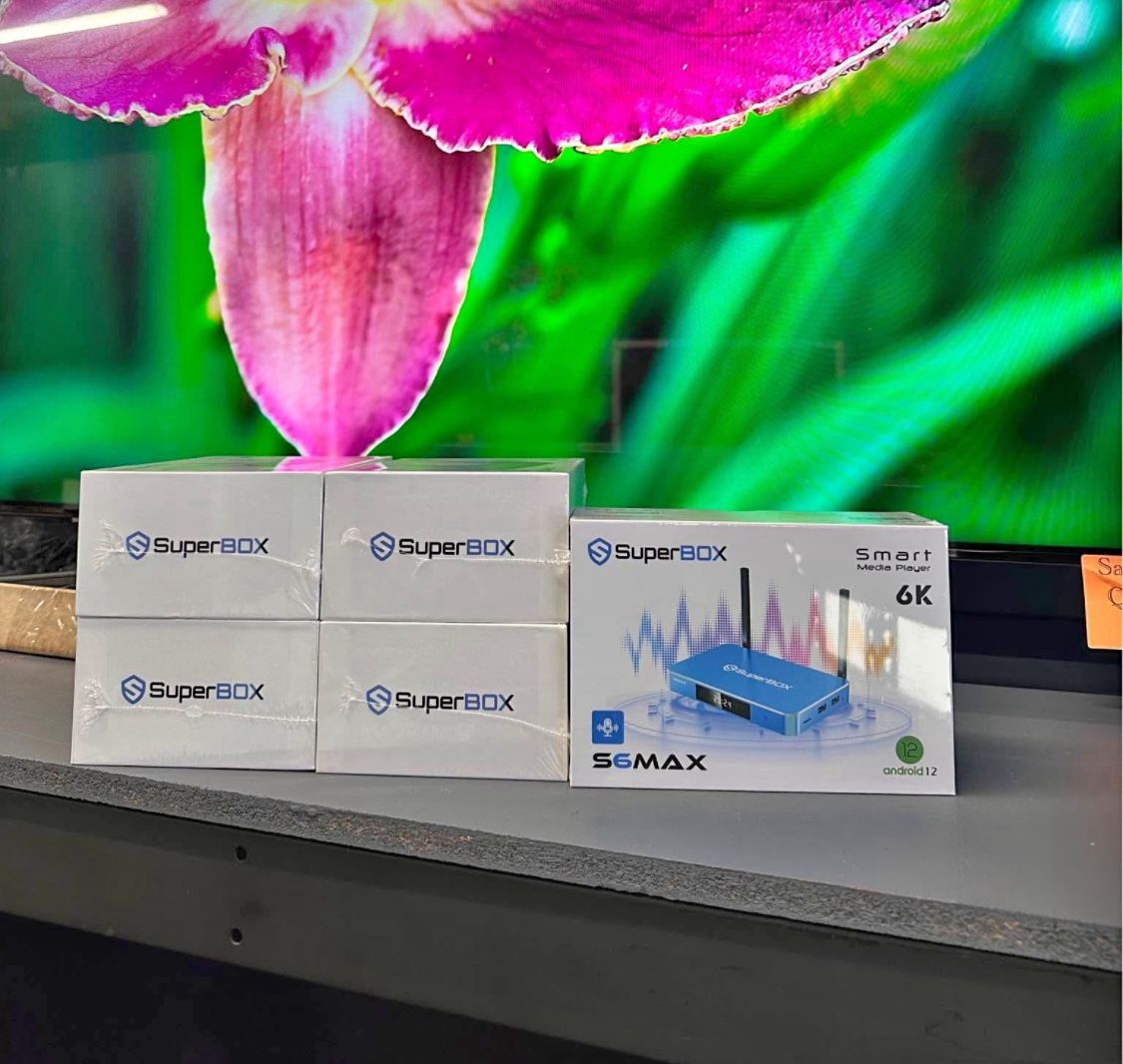 SUPERBOX S6 MAX SERIES BRAND NEW - FULLY LOADED - 1 YEAR WARRANTY ‼️