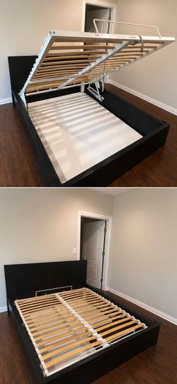 *LIKE NEW* IKEA MALM Lift Up Storage Bed Frame