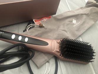 Miropure hair straightener brush new in box!!