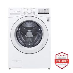 LG WM3400CW Front Load Washing Machine (Open-Box / Scratch & Dent)