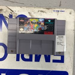 Battletoads Double Dragon Super Nintendo Game