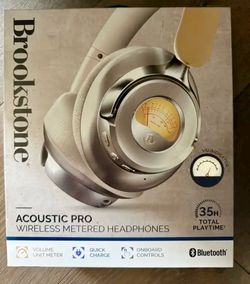 Brookstone Acoustic Pro Wireless Headphones