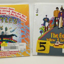 The Beetles 2 Cds New Sealed Yellow Submarine Magical Mystery Tour 