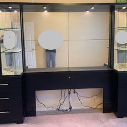 Queen Bed Frame With Shelves And Storage 