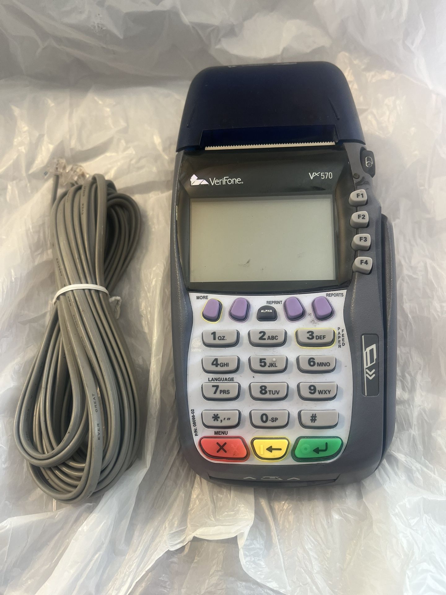 VERIFONE VX570 CREDIT CARD OMNI 5700 ( No Power cables )