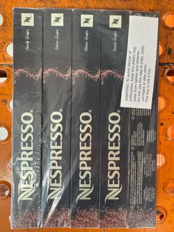 5 Sleeves Nespresso Limited Edition Ciocco Ginger. Original line coffee pods