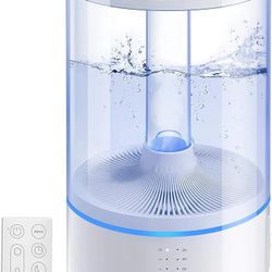 6L Cool Mist Ultrasonic Humidifier/Essential Oil Diffuser w Remote & LED Display