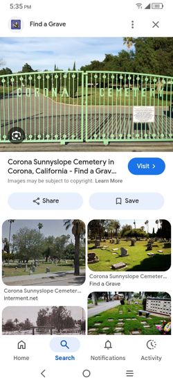 Cemetery Plot