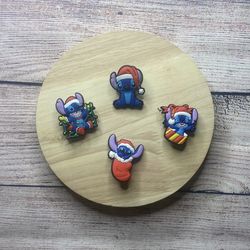 Stitch Christmas Croc Charms