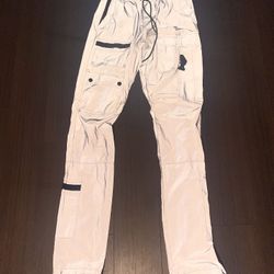 Silver Reflective Fashion Nova Pants