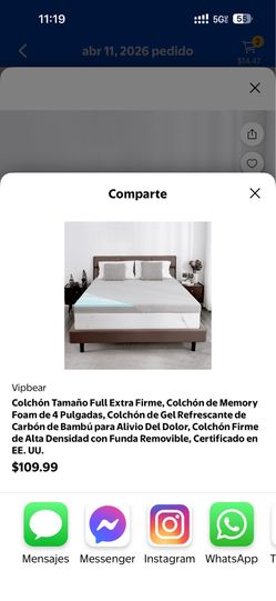 HOM&COSY Memory Foam Mattress Topper