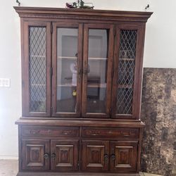 Solid Wood China Cabinet! 