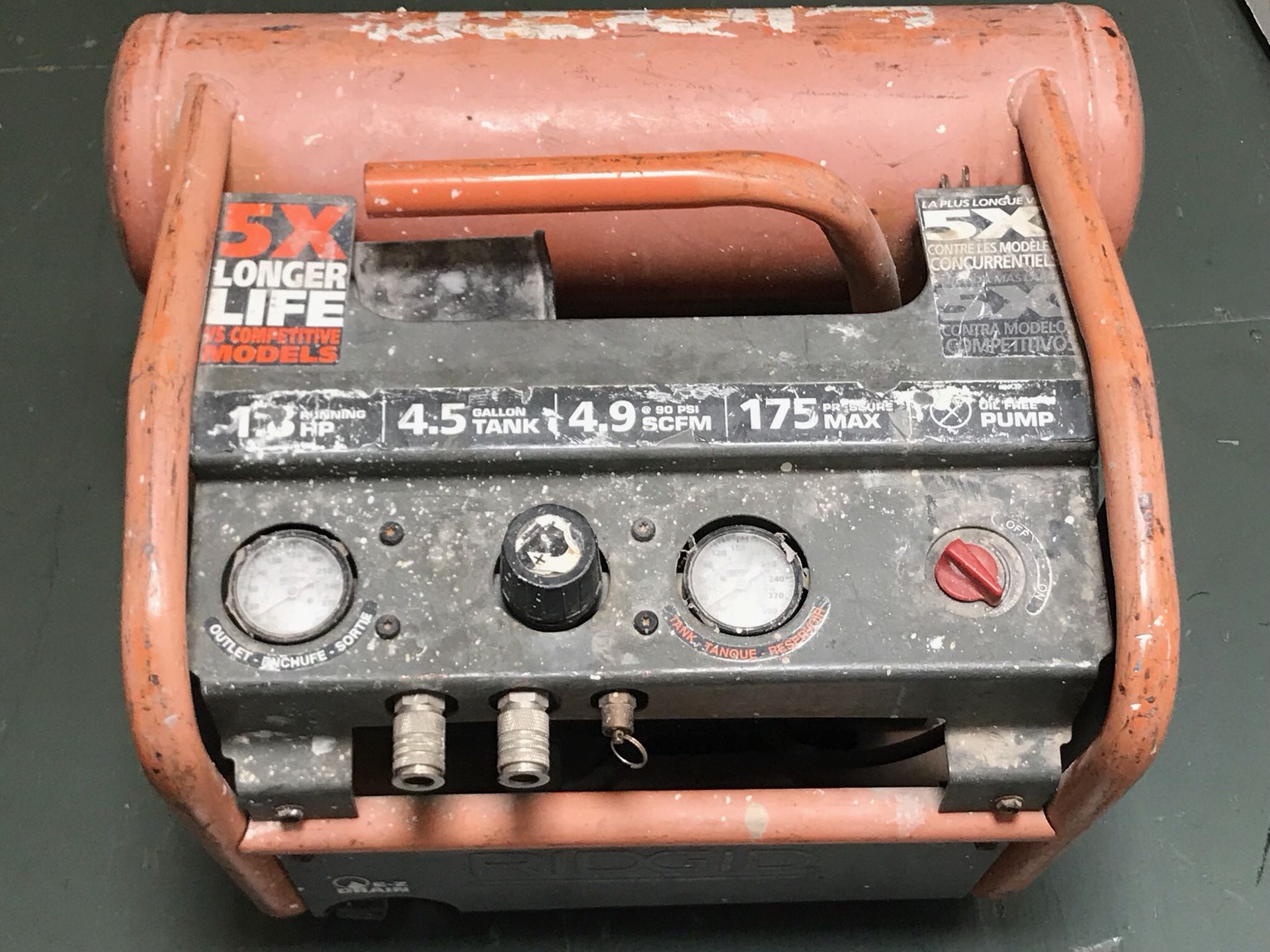 Ridgid OF45150A Gallon Twin Stack Air Compressor 150, 50 OFF